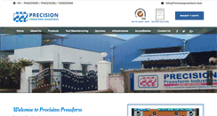 Desktop Screenshot of precisionpressform.com